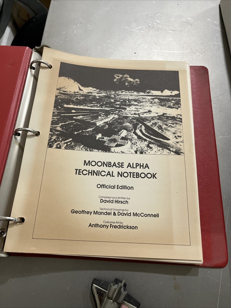 Alpha Moonbase Technical Notebook Official EDITION , Swim Mobile Space Shuttle,