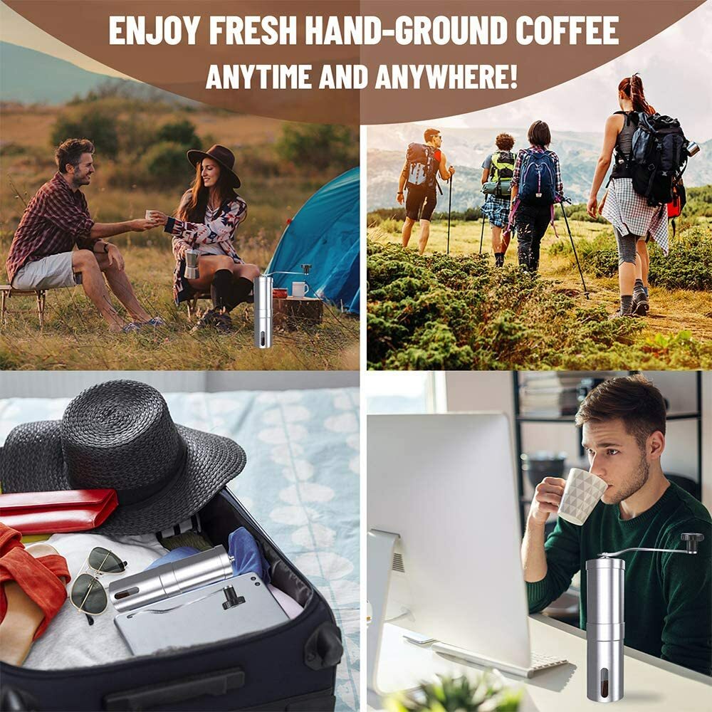 Stainless Steel Manual Coffee Grinder