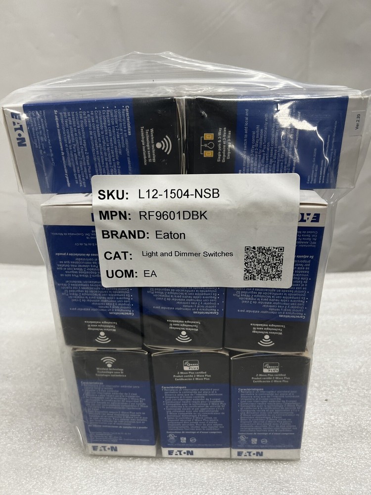 Eaton RF9601DBK Eaton Z-Wave plus decorator switch