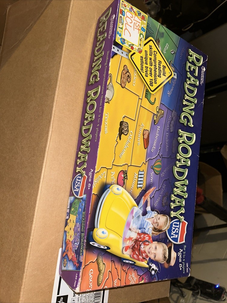 Learning Resources Reading Roadway - Educational Comprehension Trivia Board Game