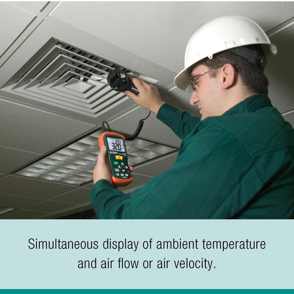 Extech AN100 CFM/CMM Mini Thermo-Anemometer