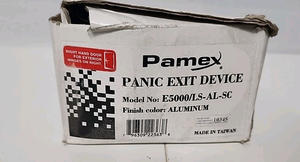 PAMEX E5000/LS-AL-SC PANIC EXIT DEVICE