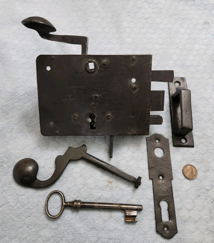 German Elbow Lock Exterior Restored RH