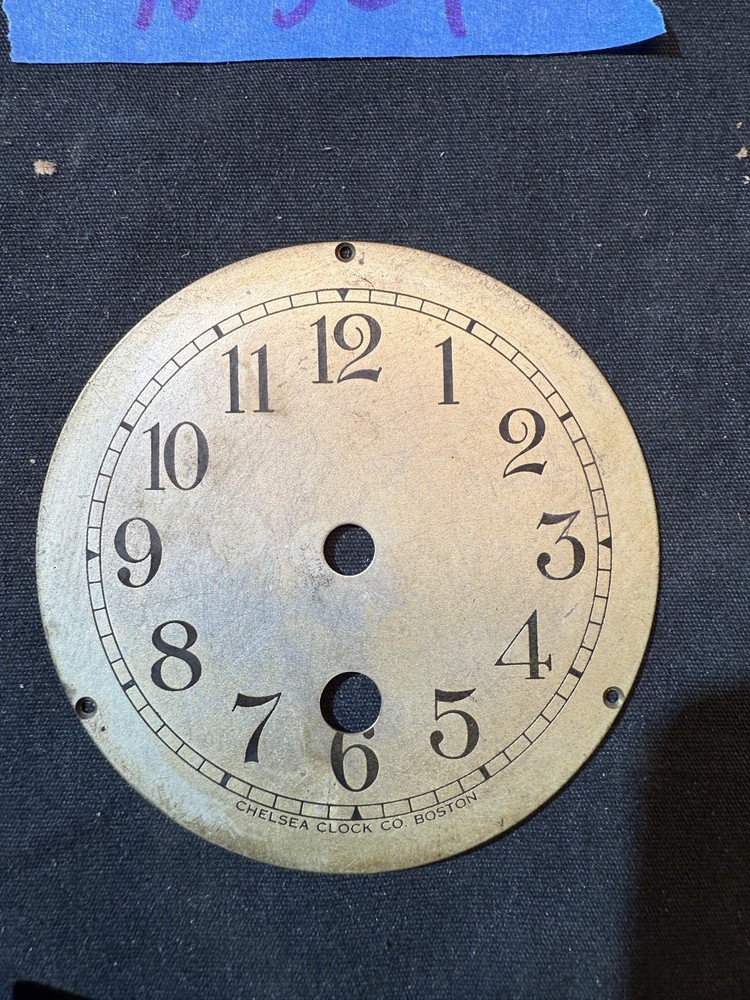 (N329) ANTIQUE 3" CHELSEA CLOCK DIAL