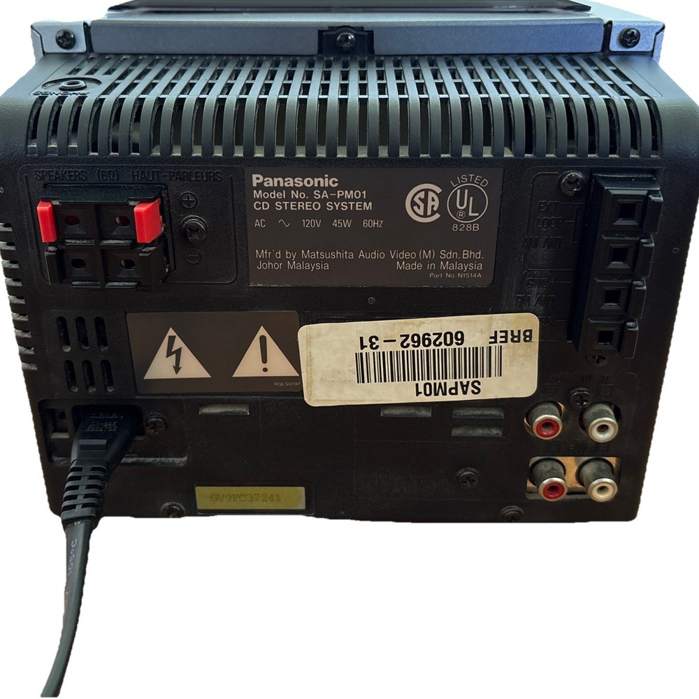 Panasonic SA-PM01 CD AM/FM Stereo System Only No Speakers - Tested