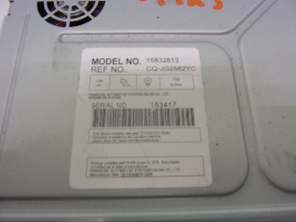CHEVROLET HHR 2006 A/V Equipment AM-FM-CD player-programmable equalizer