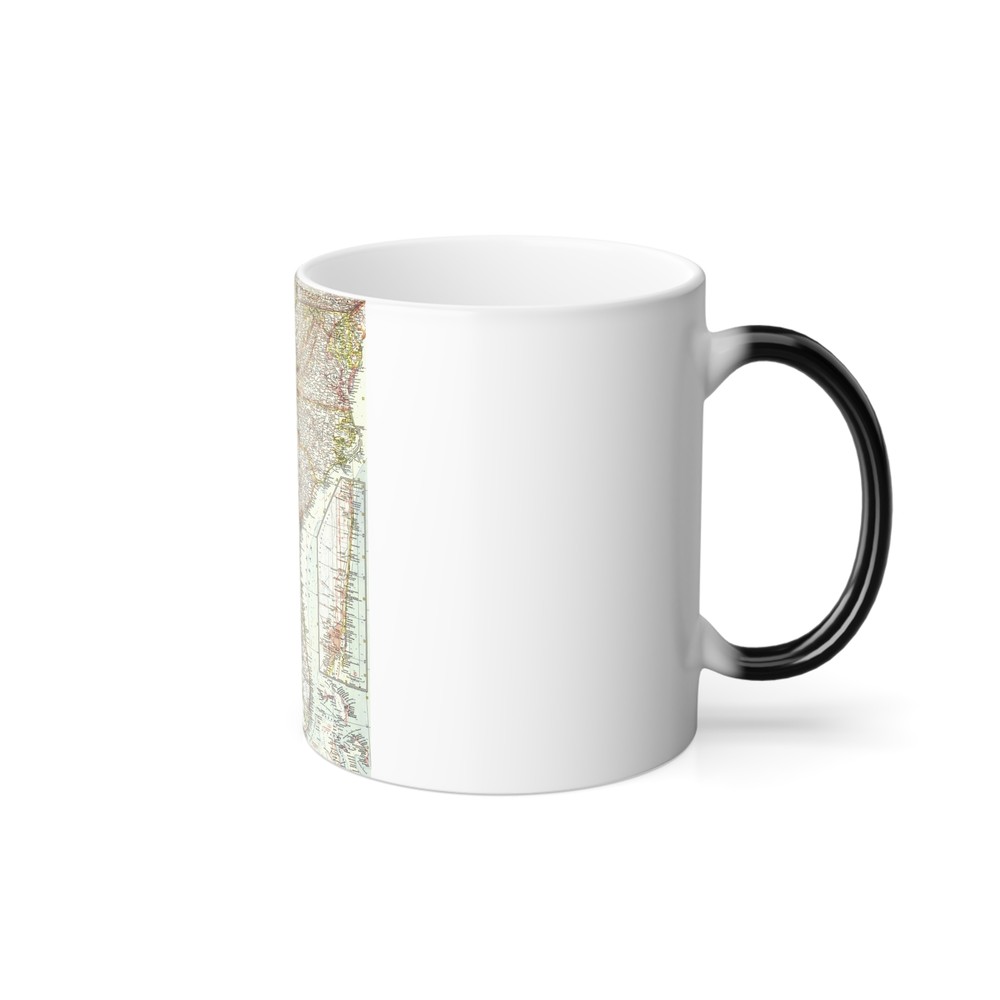 USA - Southeastern (1958) (Map) Color Changing Mug 11oz