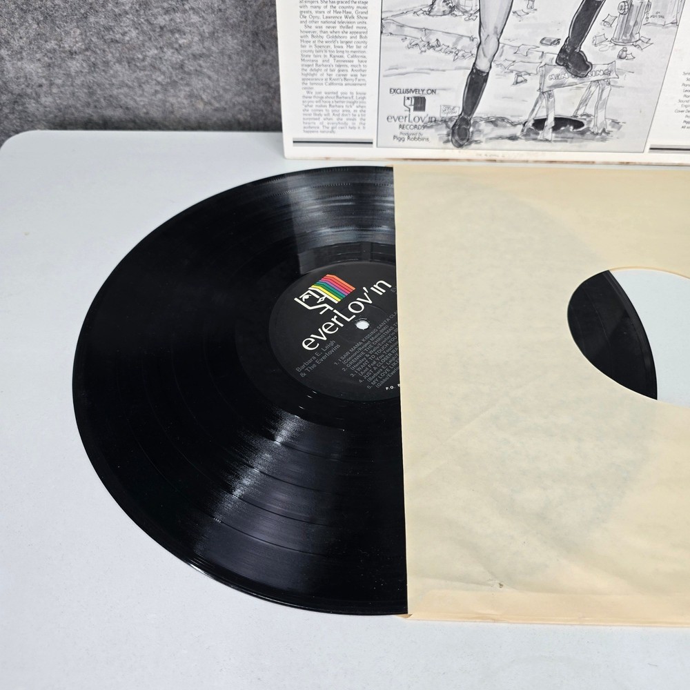 Barbara E. Leigh & Everlovins Signed Vinyl Record Personal Appearance Edition