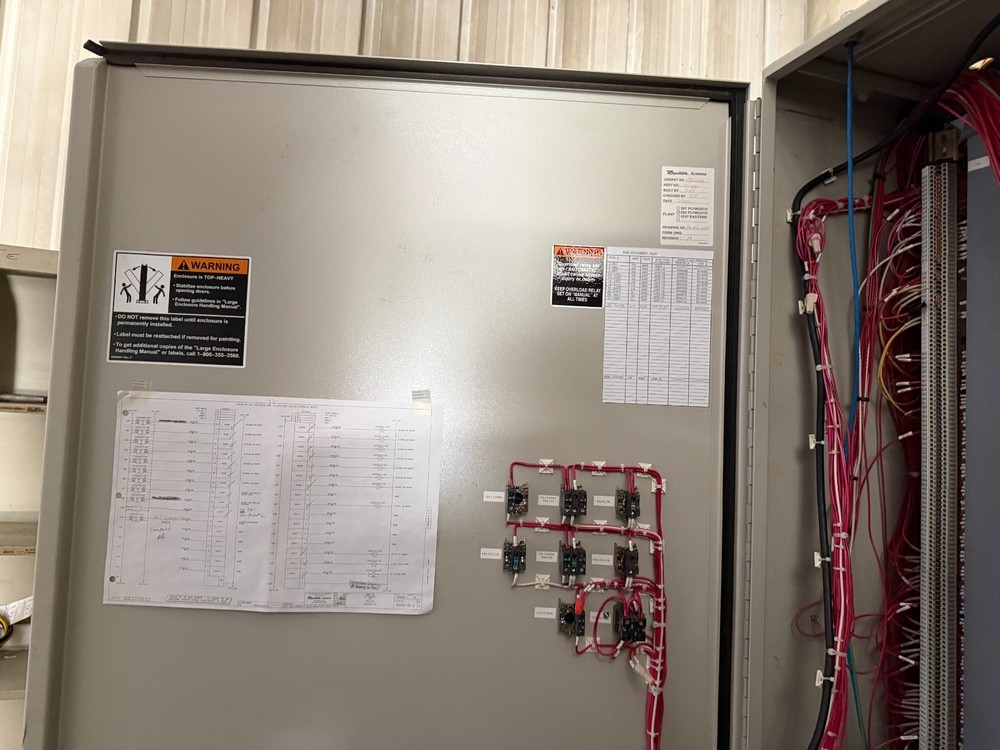 HOFFMAN A727212ULP, Complete Control Electrical Panel, Cabinet, Enclosure, lot