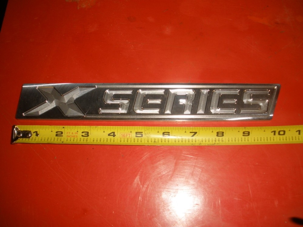 Mastercraft Series "X" Alumnium Emblem