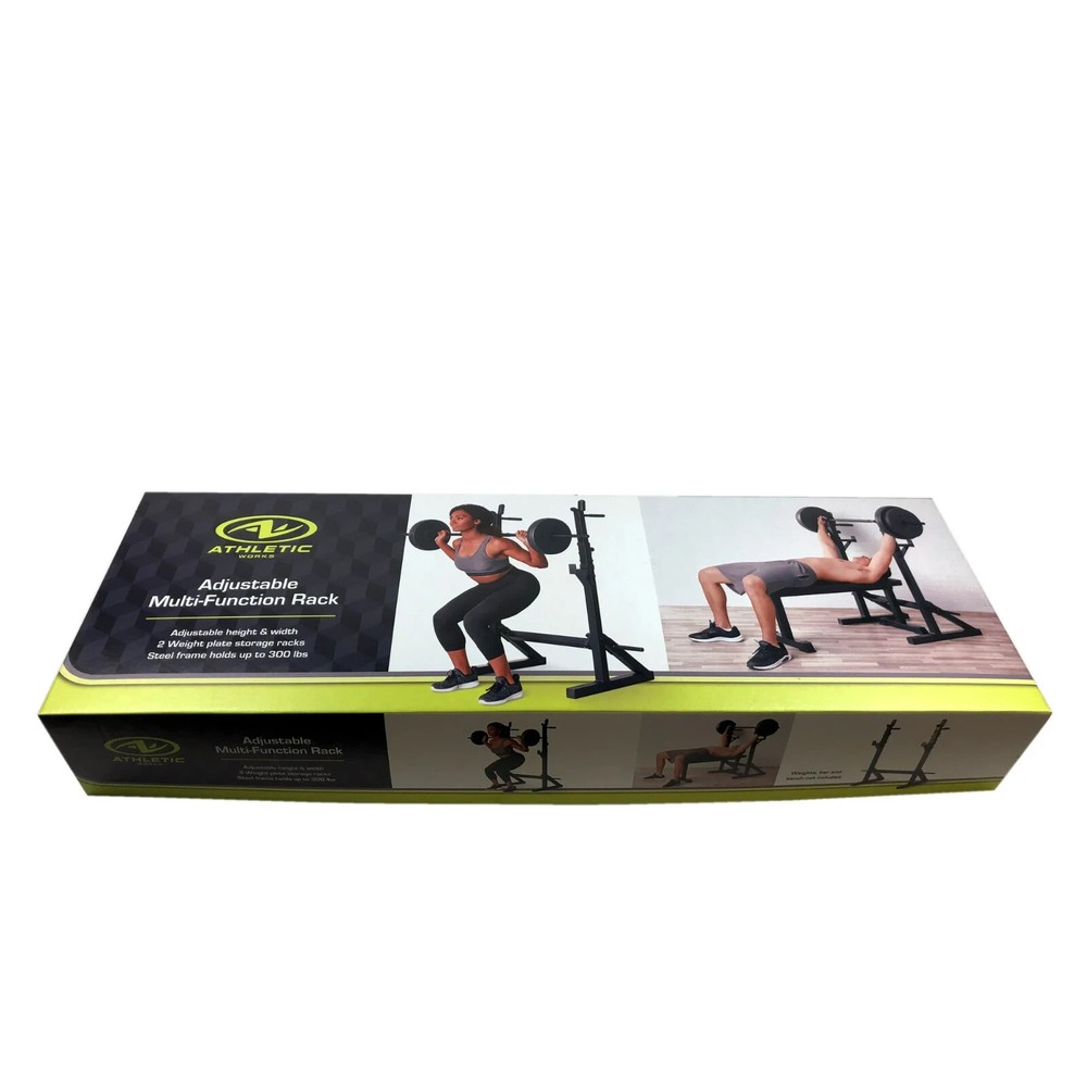 Athletic Works Adjustable Squat Rack