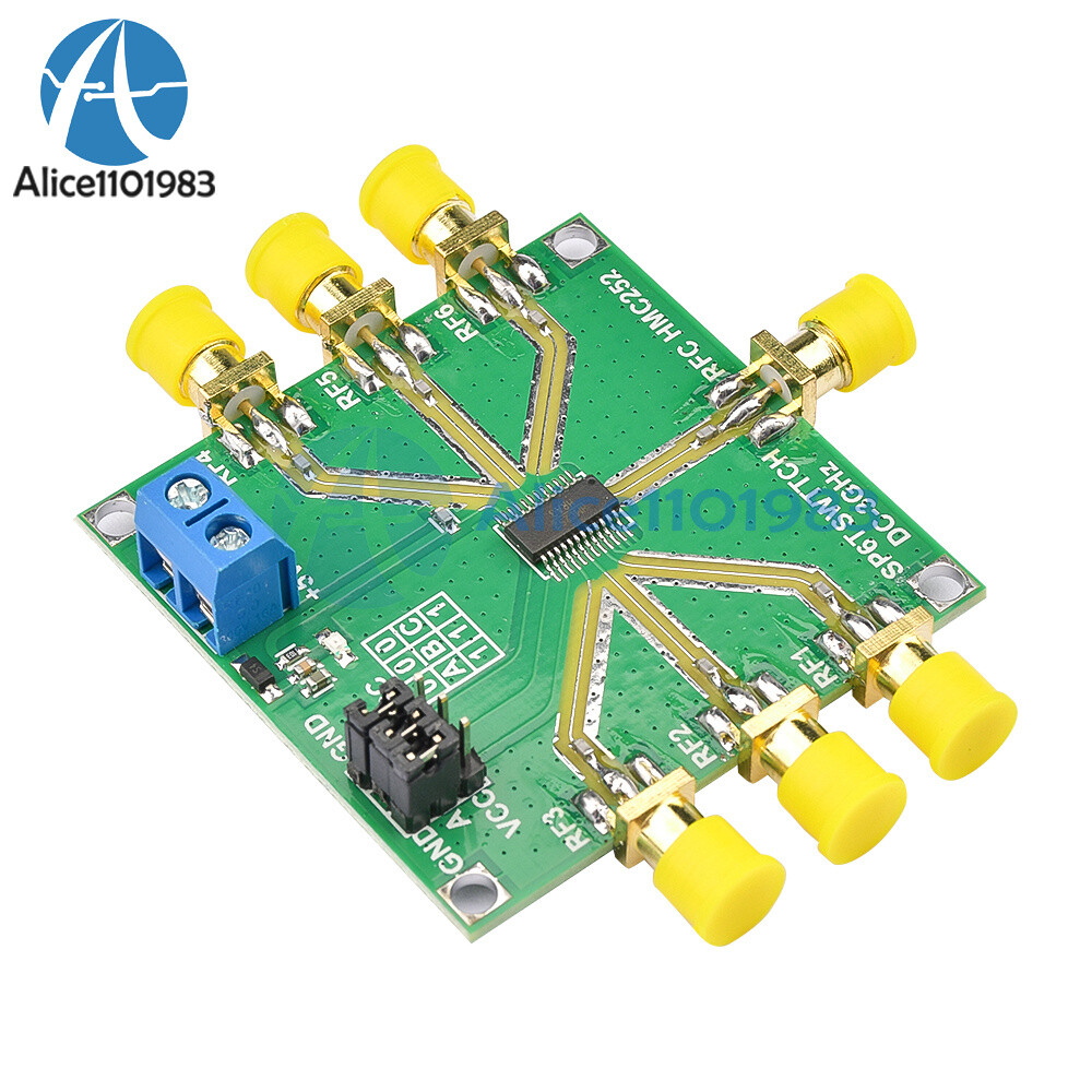 HMC252 DC-3GHz Non-Reflective RF Switch Module Module Single-Pole 6 Throw Switch