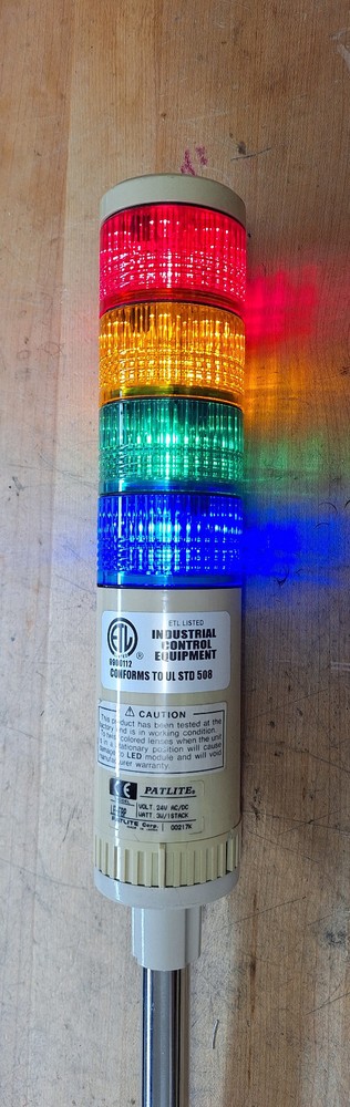 PATLITE CORP LE-FBP 24V AC/DC STACK LIGHT TOWER