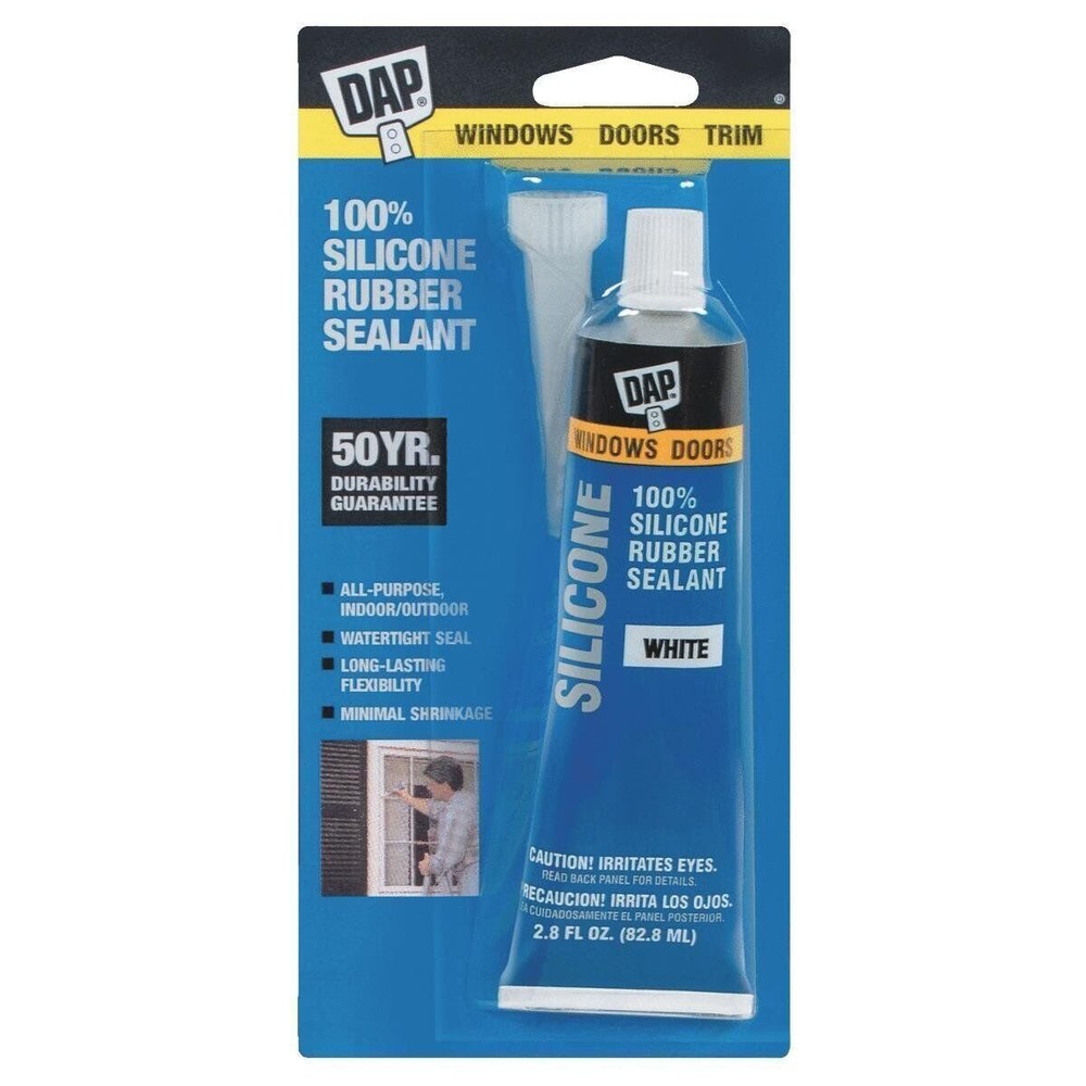 DAP 2.8 Wht Silicone Sealant