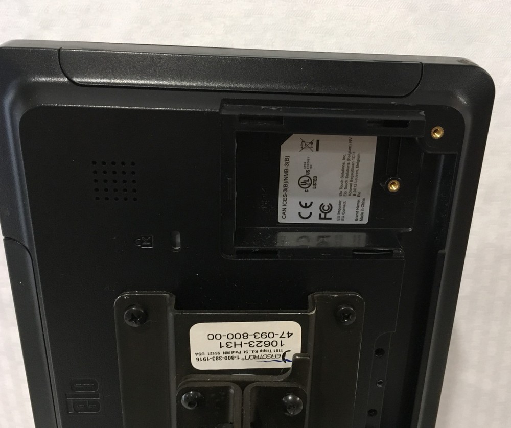 ELO TOUCH SOLUTIONS SCREEN E302817 ON ERGOTRON STAND WITH ADAPTER