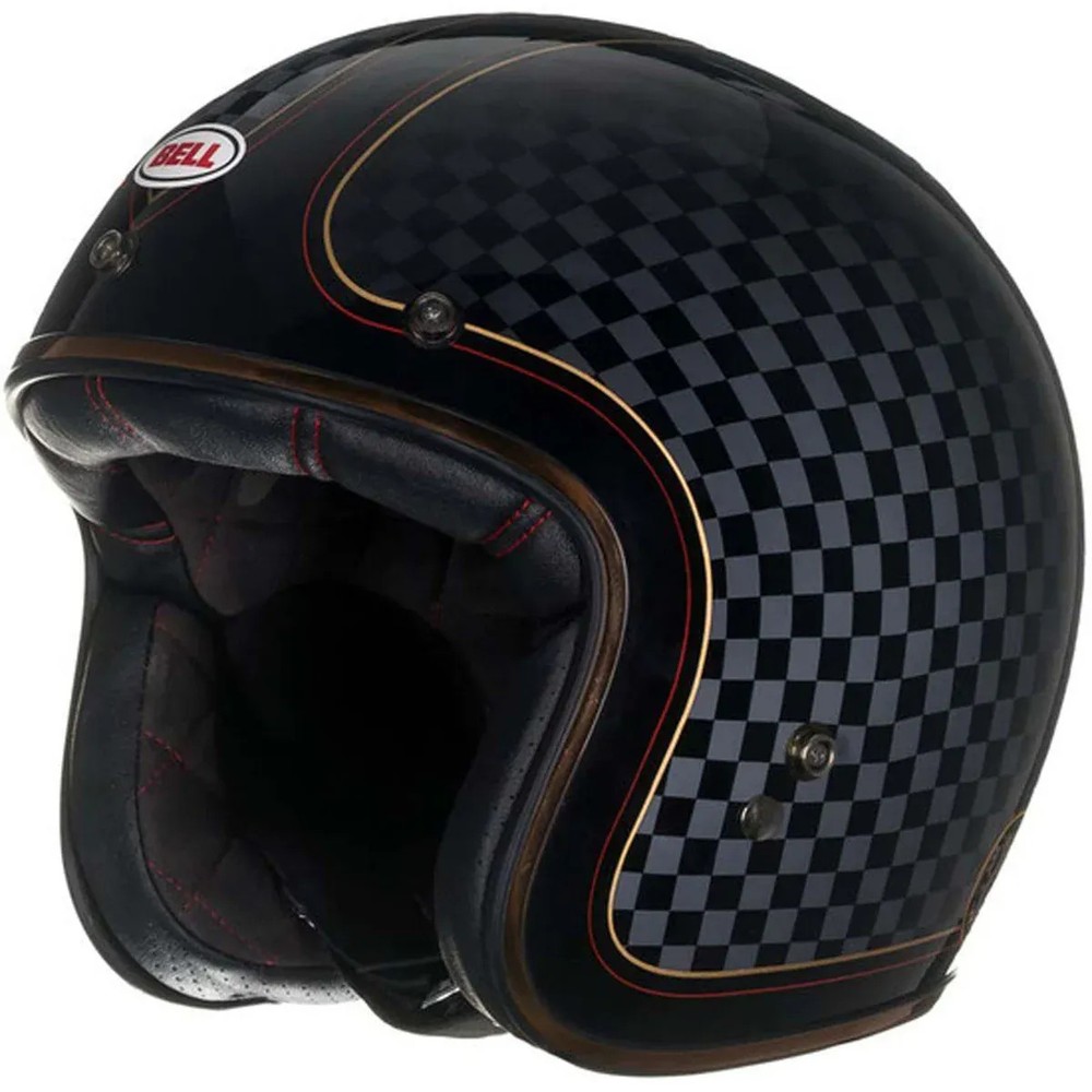 Bell Custom 500 RSD Check It Helmet CLOSS BLACK GOLD MEDIUM M