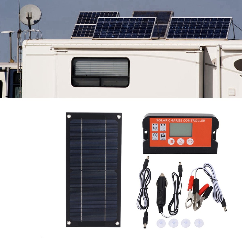 Solar Panel Kit 10W Solar Panel Charger Monocrystalline Silicon 18V