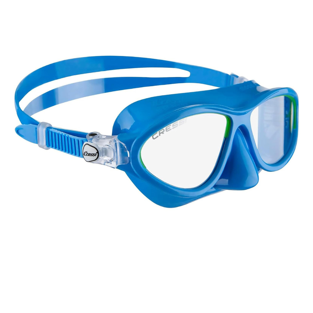Cressi Kids Comfortable Silicone Mask with Adjustable Strap, Color Options