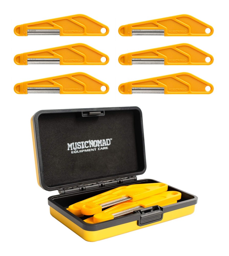 6 pc. Electric Guitar Diamond Coated Nut File Set - Super Light Strings (MN667)