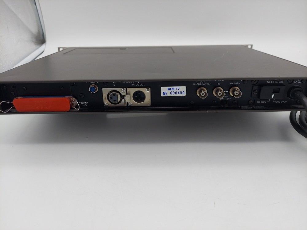 Sony BVG-1500 Rack Mounted Time Code Generator