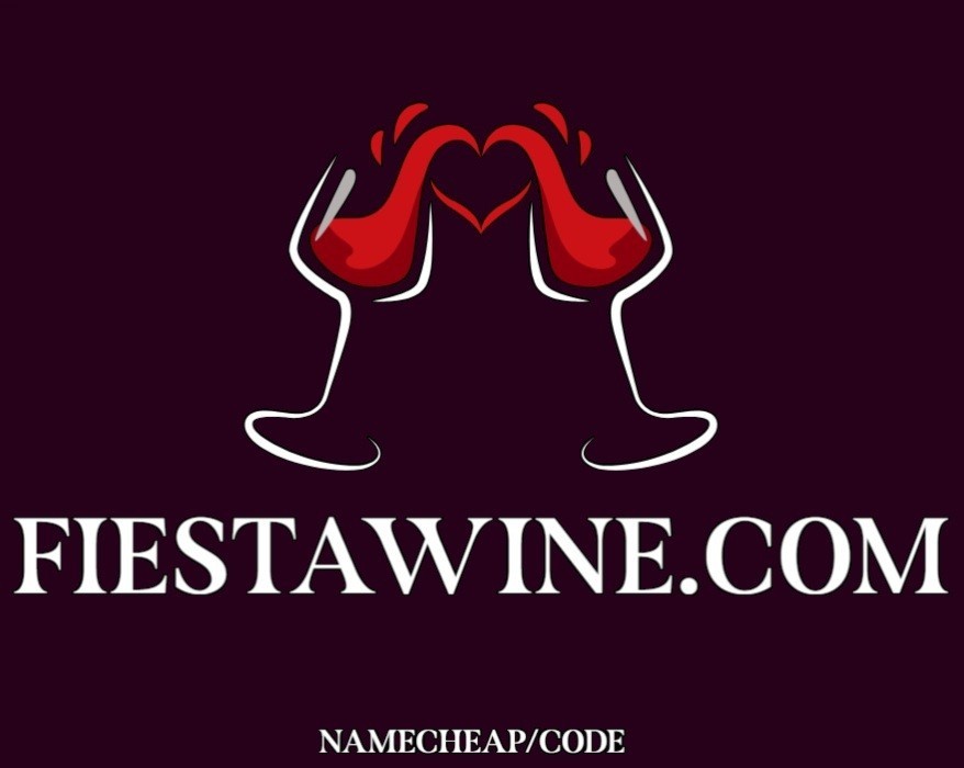 fiestawine.com two word .com domain name namecheap/code