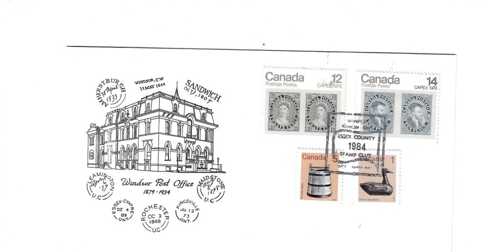 CANADA 1984 Cover Commemorating Windsor Post Office