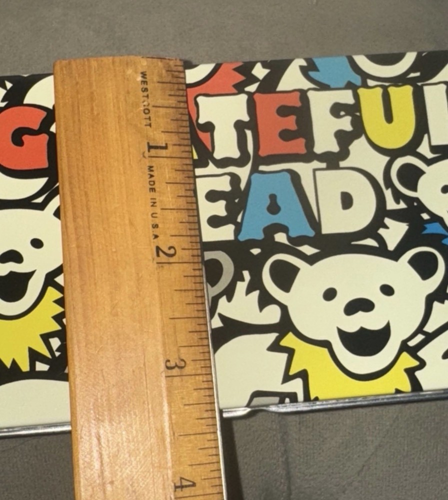 Grateful Dead Rectangle Metal Storage Tin Box