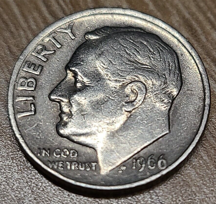 1966 Roosevelt Dime Clad ** ON HAND **