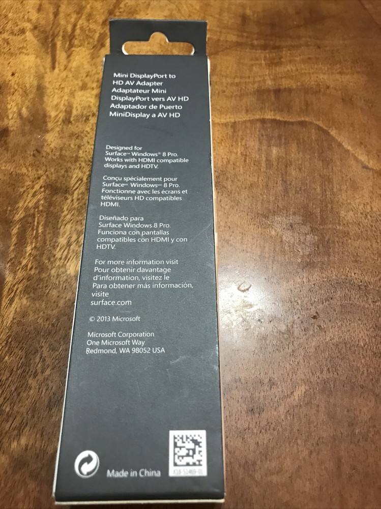 Microsoft Surface Mini DisplayPort to HD AV Adapter