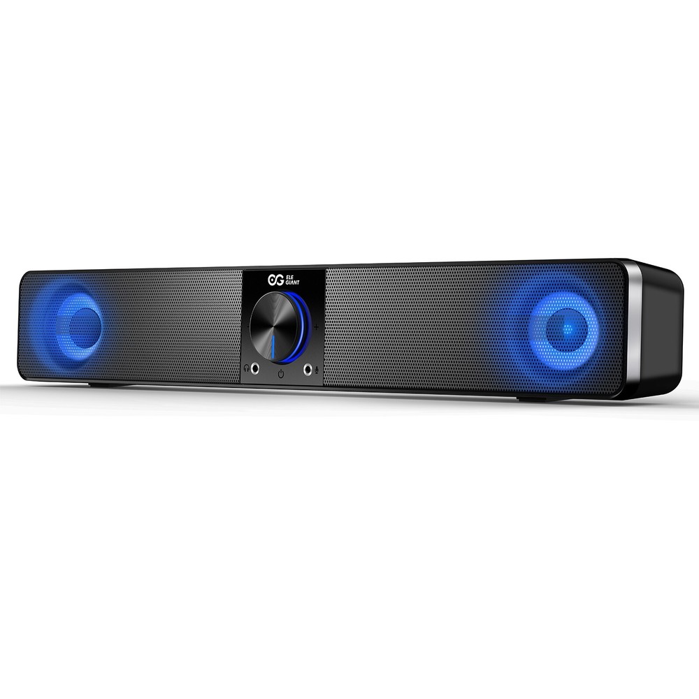 ELEGIANT USB Powered Mini Soundbar Wired Computer Speaker