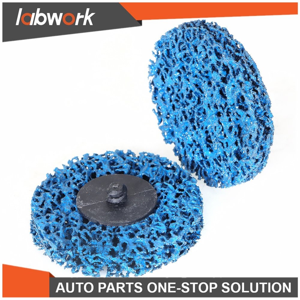 Labwork Quick Change Easy Strip & Clean Discs For Paint Rust Blue 25 Pack 3 Inch
