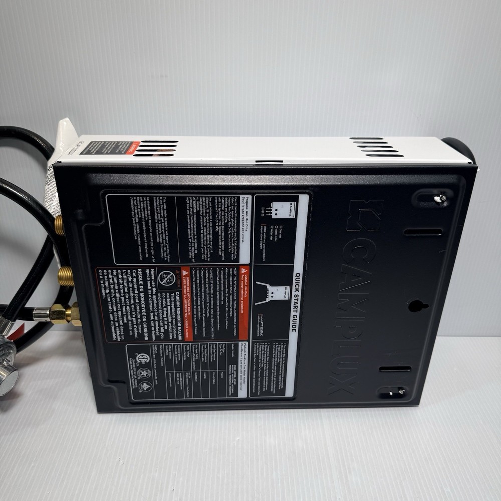 Camplux Model AY132 Outdoor Portable Tankless Water Heater 28000 BTU/hr - White