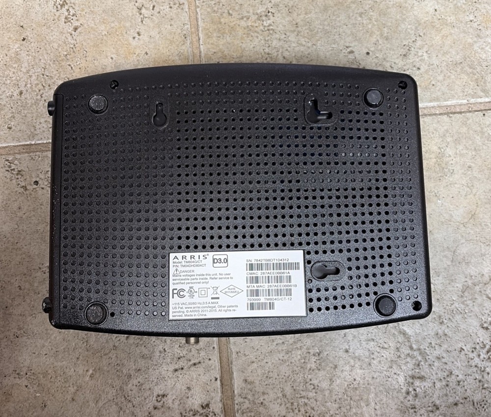 ARRIS Touchstone TM1602A DOCSIS 3.0 E-MTA