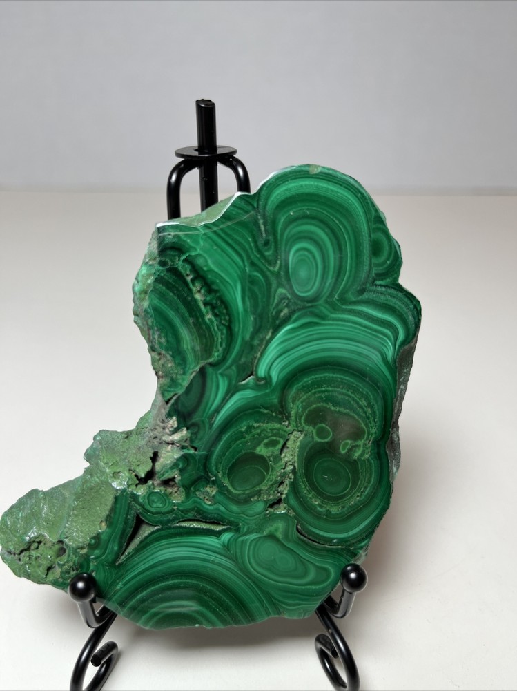 Malachite Slab With Stand