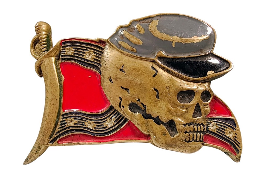 Tanside Ltd Solid Brass Flag Belt Buckle