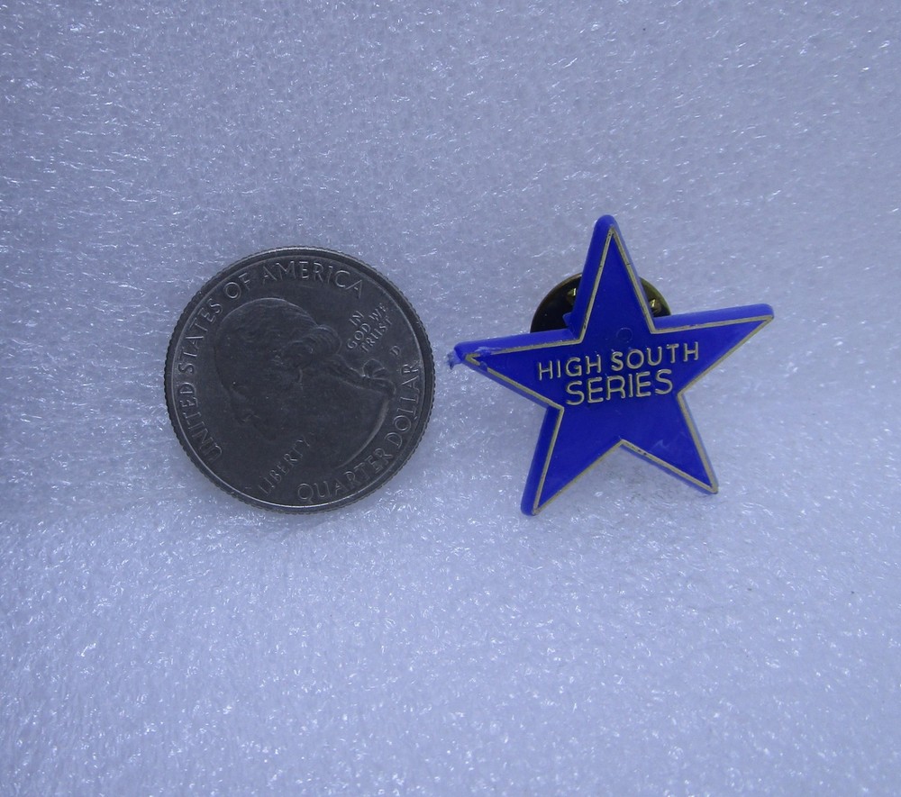 High South Series Blue Star Plastic Pin