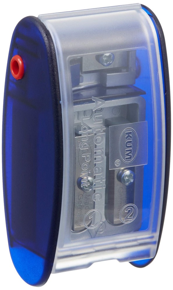 AS2M (1053121), Long Point Sharpener, sharpens in 2 steps; 2 1-Pack, Silver