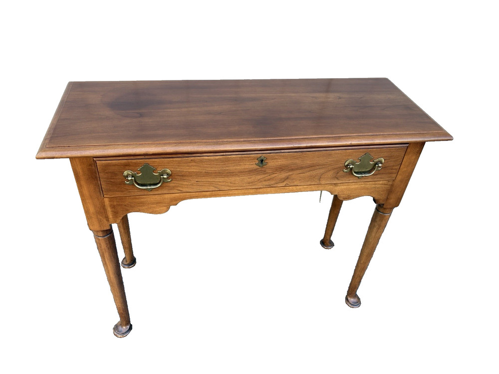 67081 STATTON Solid Cherry Console Sofa Table Stand with Drawer
