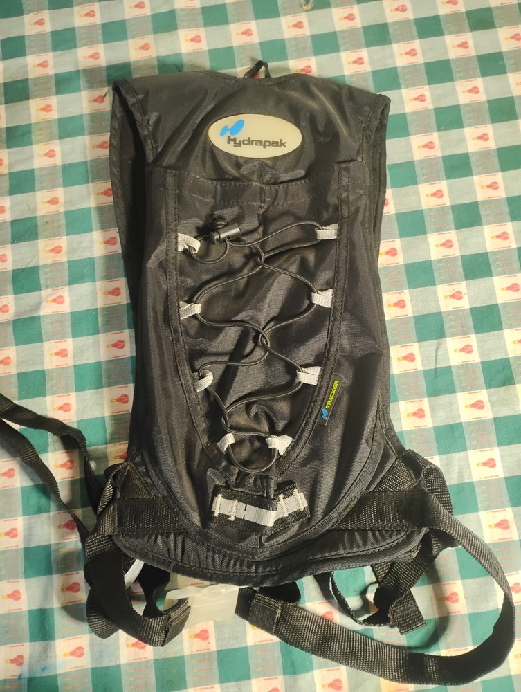 Hydrapak Hydration Pack Tracker Trail Runner Hiking Black Backpack