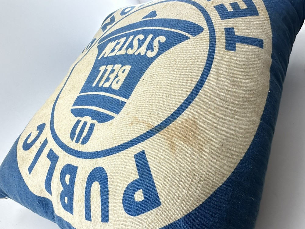 Bell System Public Telephone Pillow