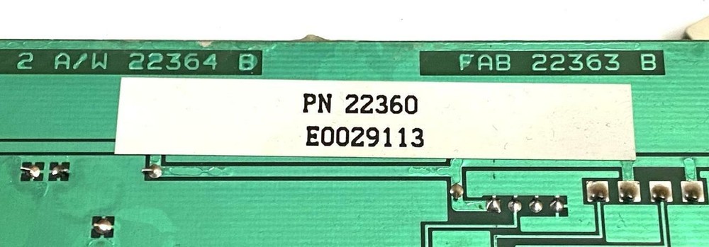 Aztec 22360 I/O Module Circuit Board
