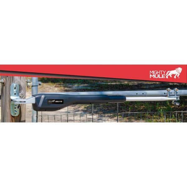 Medium Duty Single Swing Gate Opener Solar Panel Combo Kit Smart Capable