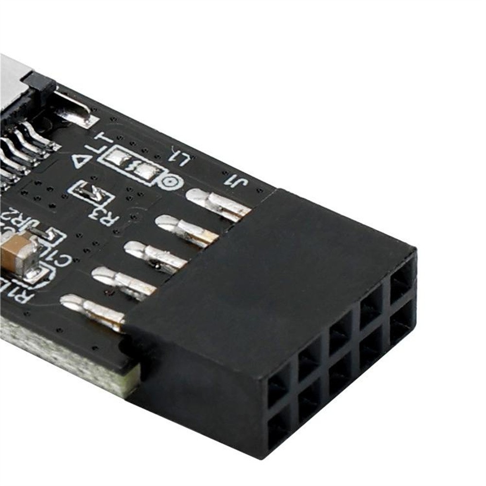 9-PIN To C-type A-key Front Connector E-type Interface Adapter Motherboard