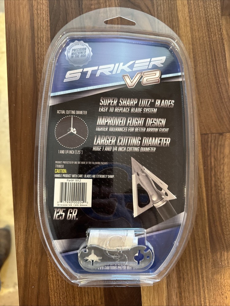 G5 Striker V2 125 Grain Broadhead - 3 Pack