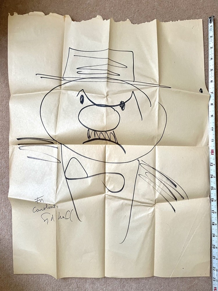 Drawing Syd Hoff Rare Large Original Drawing