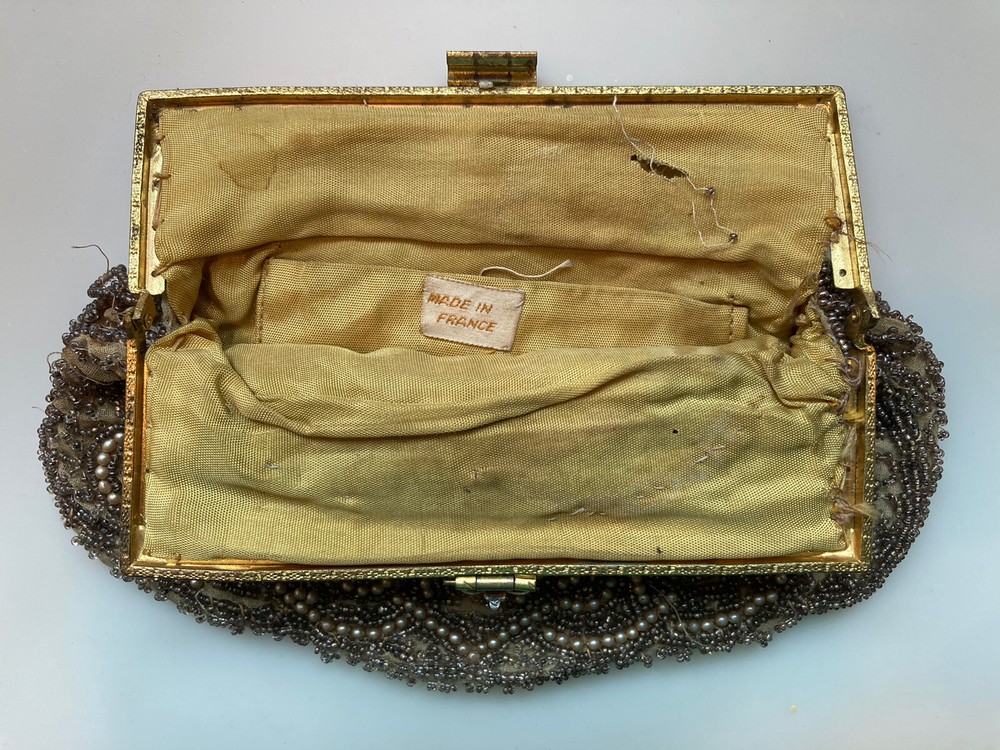 Antique French Beaded Purse