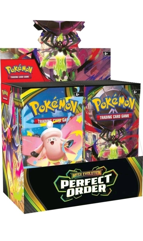 Pokemon Mega Evolution Perfect Order Booster Box Sealed ships 4-24