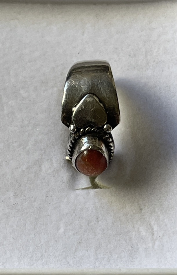 Sterling Silver Sunstone Ring, Size 6.5