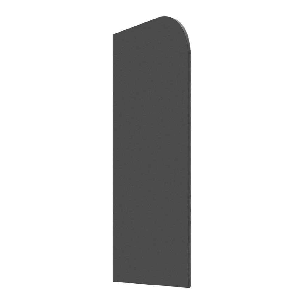 Wall-Mounted Men Urinal Partition Screen, Urinal Partition Divider Screen Black