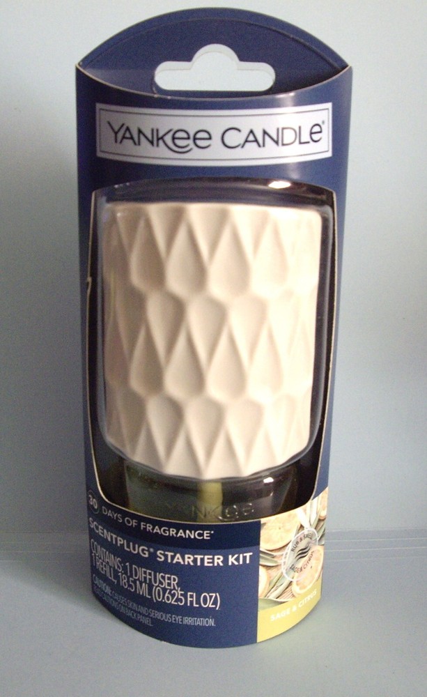 Yankee Candle Scentplug Starter Kit with SAGE AND CITRUS  Scent Plugin